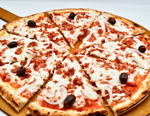 Calabresa — savory pizzas for catering in Orange County