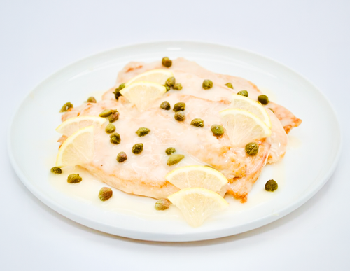 Chicken Piccata — sides and entrées for catering in Orange County