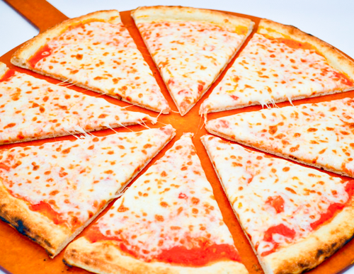 Cheese — Tomato sauce and mozzarella.