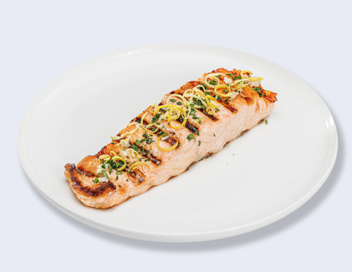 Roasted Salmon with Italian Gremolata — sides and entrées for catering in Orange County
