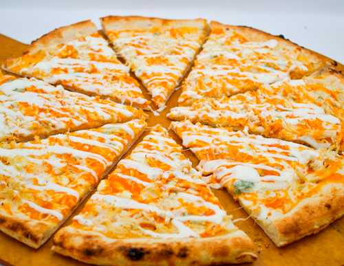 Buffalo Chicken — savory pizzas for catering in Orange County