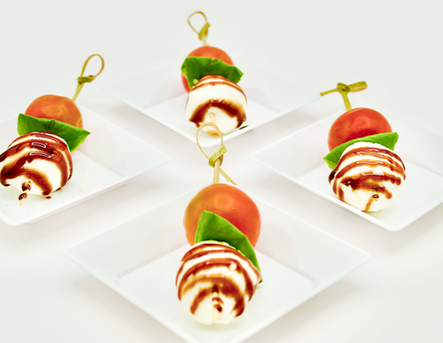 Caprese Skewers — appetizers for catering in Orange County