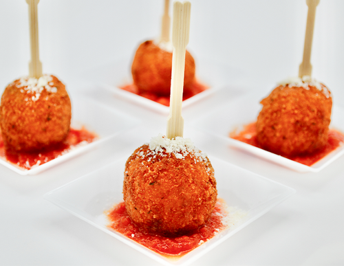 Caprese Arancini — appetizers for catering in Orange County